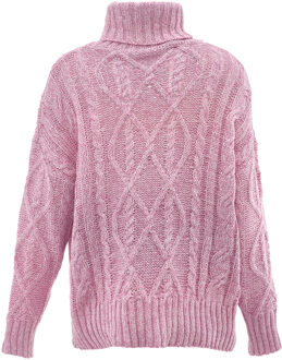 MYMO Trui met coltrui Dames roze roze - M/L