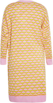 MYMO Vest Dames Roze Limoen Oranje Veelkleurig