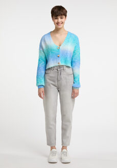 MYMO Vest Dames Turkoois Veelkleurig - maat XL/2XL