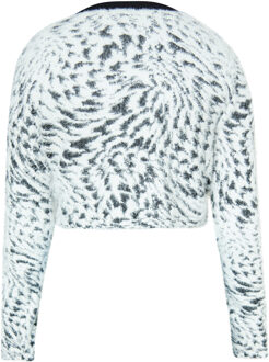 MYMO Vest Dames wit zwart Wit/Zwart