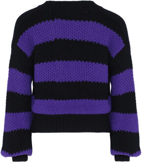 MYMO Vest Dames zwart-paars