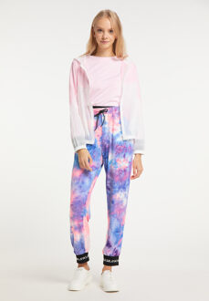 MYMO Windbreaker Dames Wit Roze Rosé - XS