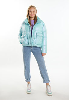 MYMO winterjas Dames Lagune Munt Turquoise - S
