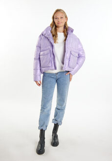 MYMO winterjas Dames lavendel Violet