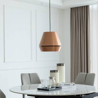 Mynoria hanglamp, koper, aluminium, Ø 35 cm