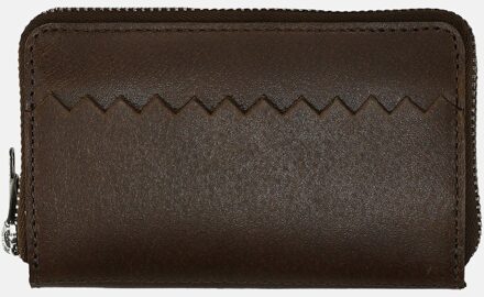 Myomy Ritsportemonnees My Paper Bag Wallet Medium Bruin