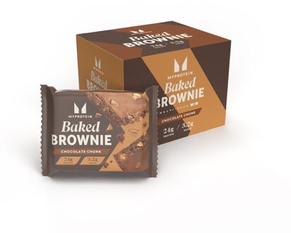 MYPROTEIN Baked Brownie - 6 x 75g - Chocolade Brok