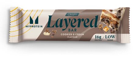 MYPROTEIN Crispy Layered Bar - 12 x 58g - Cookies and Cream