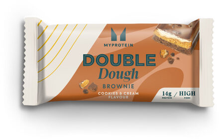 MYPROTEIN Double Dough Brownie - 12 x 60g - Cookies and Cream