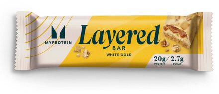 MYPROTEIN Eiwitreep met laagjes - 12 x 60g - Wit Goud
