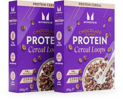 MYPROTEIN Eiwitrijke graanringetjes - 2 x 200g - Chocolade