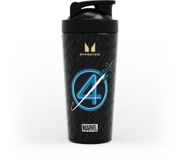 MYPROTEIN Fantastic Four metalen shaker - Zwart