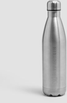 MYPROTEIN Gerecyclede Metalen Fles 750ml - Zilver Grijs