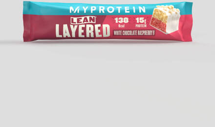 MYPROTEIN Lean Layered Protein Bar - 3 x 40g - Witte Chocolade en Framboos