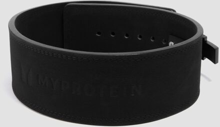 MYPROTEIN lederen halterriem - Zwart - S