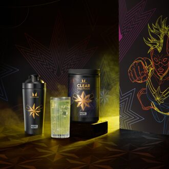 MYPROTEIN Metalen Captain Marvel shaker Zwart