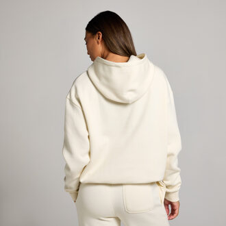 MYPROTEIN MP Basics oversized hoodie voor dames - Roomwit - XXL Crème