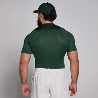MYPROTEIN MP basislaag trainingsshirt met korte mouwen voor heren  - Donkersmaragdgroen - XL