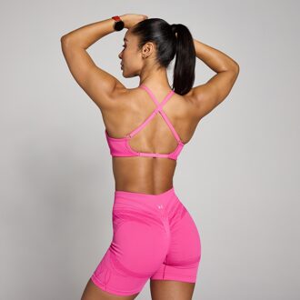 MYPROTEIN MP Dames Hybrid Sport-BH met Bandjes - Snoep Roze - XL