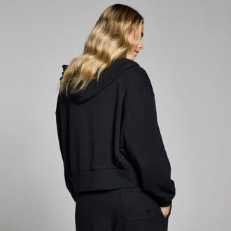 MYPROTEIN MP Dames Lifestyle Hoodie met Rits - Gewassen Zwart - XS