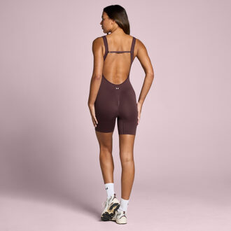 MYPROTEIN MP Dames Tempo Naadloze Short Bodysuit - Fudge - XS Bruin