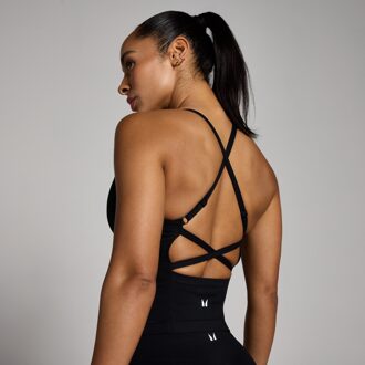MYPROTEIN MP Dames Tempo Naadloze Top met Bandjes - Zwart - M