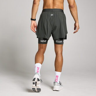 MYPROTEIN MP Heren Hybrid Lichtgewicht 5  2-in-1 Short - Gewassen Zwart - XXL