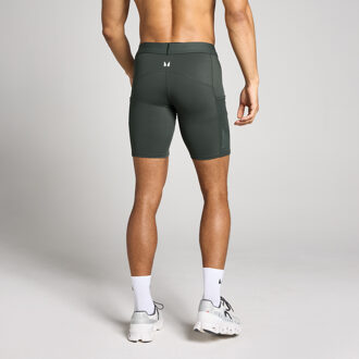 MYPROTEIN MP Heren Hybrid Pocket Half Tight - Gewassen Zwart - S