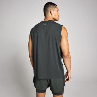 MYPROTEIN MP Heren Oversized Cotton Modal Tanktop - Gewassen Zwart - XXXL