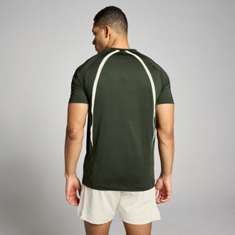 MYPROTEIN MP Heren Tempo Panel T-Shirt - Bosgroen - XS