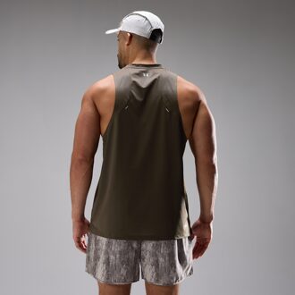 MYPROTEIN MP Heren Velocity Ultra Mesh Tanktop - Earth - L Zwart