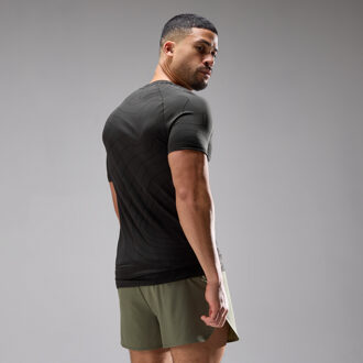 MYPROTEIN MP Heren Velocity Ultra Muscle Fit Naadloos T-Shirt - Gewassen Zwart - XXXL