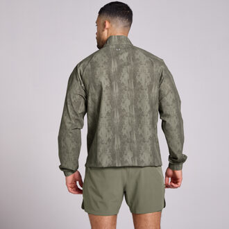MYPROTEIN MP Heren Velocity Windjack - Bark Print - L Bruin