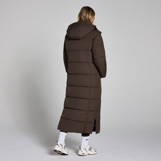 MYPROTEIN MP maxi gewatteerd pufferjack voor dames - Chocoladebruin - S