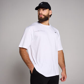 MYPROTEIN MP Men's Origin Lift Club Oversized Graphic T-Shirt - White - XS Wit