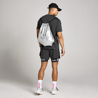 MYPROTEIN MP Metallic Gymtas met Trekkoord - Zwart