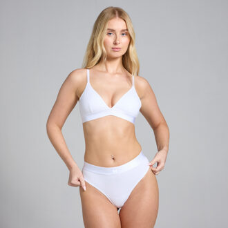 MYPROTEIN MP middelhoge string voor dames (verpakking met 5 stuks) - Wit - M