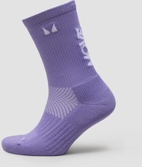 MYPROTEIN MP Move Club Hardloopsokken (2-pack) - Stoffig Druif - UK 6-8 Paars