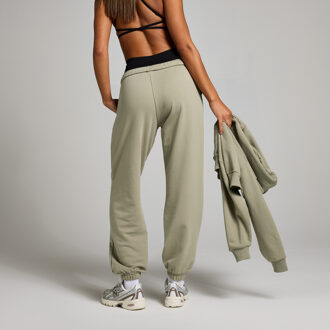 MYPROTEIN MP oversized joggingbroek met elastische enkels voor dames - Donkersaliegroen - L