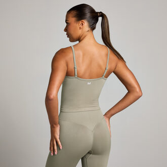 MYPROTEIN MP Tempo naadloos hemd voor dames - Donkersaliegroen - XL