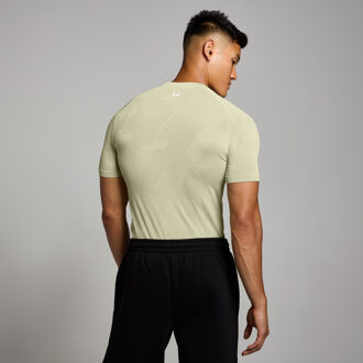 MYPROTEIN MP Tempo naadloos shirt met opdruk van pilaar voor heren - Warm saliegroen - M