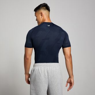 MYPROTEIN MP Tempo naadloos T-shirt met opdruk van pilaar voor heren - Marineblauw - XXL