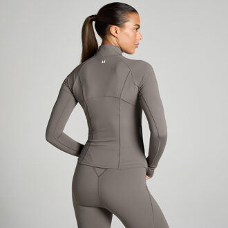 MYPROTEIN MP Tempo Ultra damesjack met gebogen zoom - Donkertruffelbruin - XS