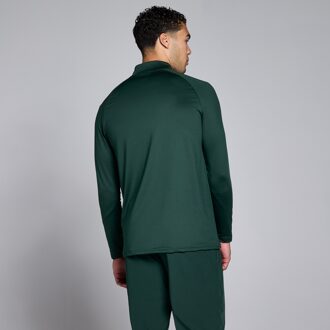 MYPROTEIN MP trainingstrui met kwartrits voor heren - Smaragdgroen  - L