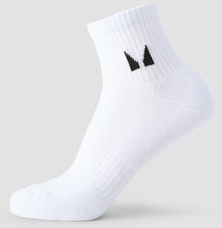 MYPROTEIN MP Unisex Enkelsokken (5 Stuks) - Wit - UK 9-11