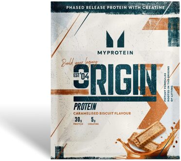 MYPROTEIN Origin Protein, with Creatine (Sample) - 1servings - Caramel Biscuit