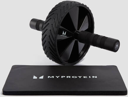 MYPROTEIN set met buikspierroller en mat - Zwart