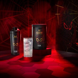 MYPROTEIN Spiderman shaker van gerecycled metaal - Zwart