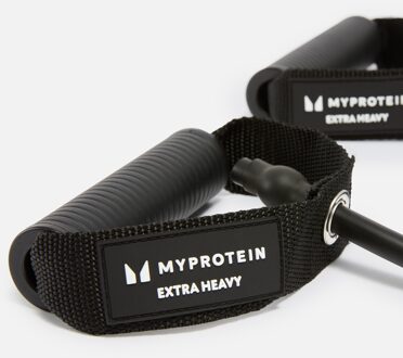 MYPROTEIN weerstandsband met handvatten - Extra zwaar - Zwart