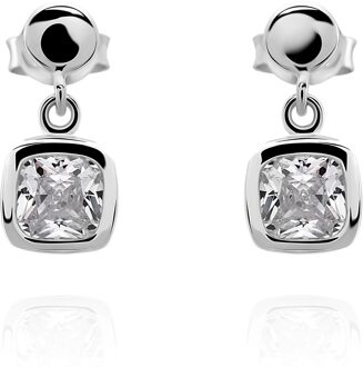 'Myrela' Dames 925 Sterling Zilver Set: Hanger + Oorbellen - Zilver SET-7486